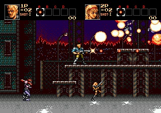 Screenshot Contra   Hard Corps