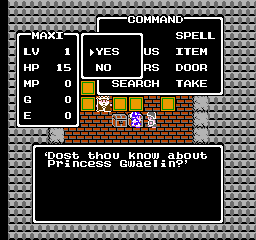Screenshot Dragon Warrior