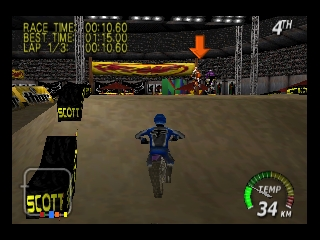 Screenshot Excitebike 64