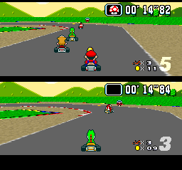 Screenshot Super Mario Kart