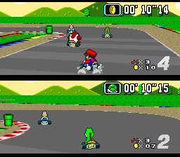 Screenshot Super Mario Kart