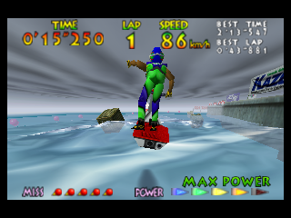 Screenshot Wave Race 64 Kawasaki Jet Ski